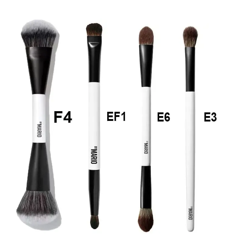 Soft Bristle Blush Highlighter Brush Kit Flawless Soft Glow Face Cosmetic Tools F1 F2 F3 F4 Pro Facial Blending Makeup Brushes — image 9