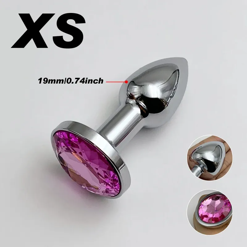 Anal plugs size 5 options metal butt plugs anal stimulation sex toys Prostate massage beginner to expert G-spot massage