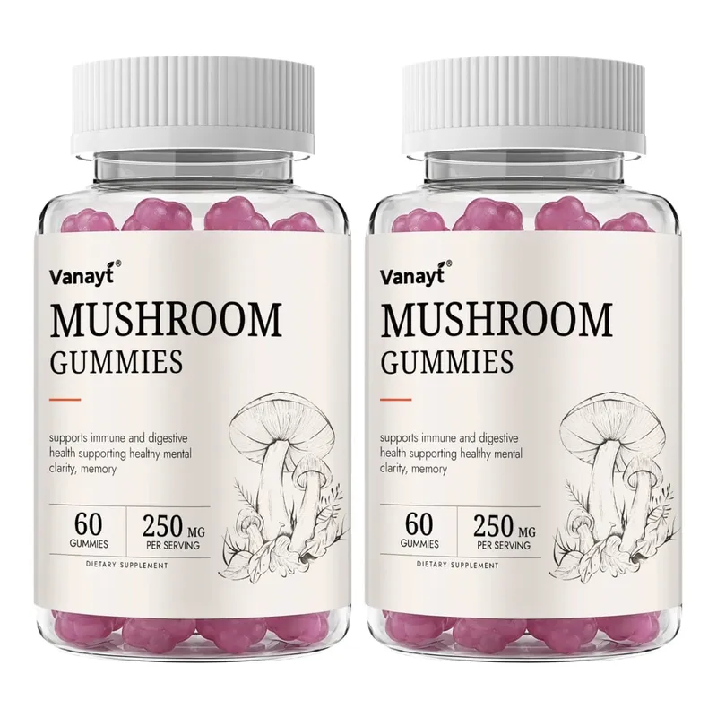 250mg Mushroom Super Blend Complex - Brain Nervous System Health and Memory Supplements Immunity Sleep Energy Mood Support — image 8