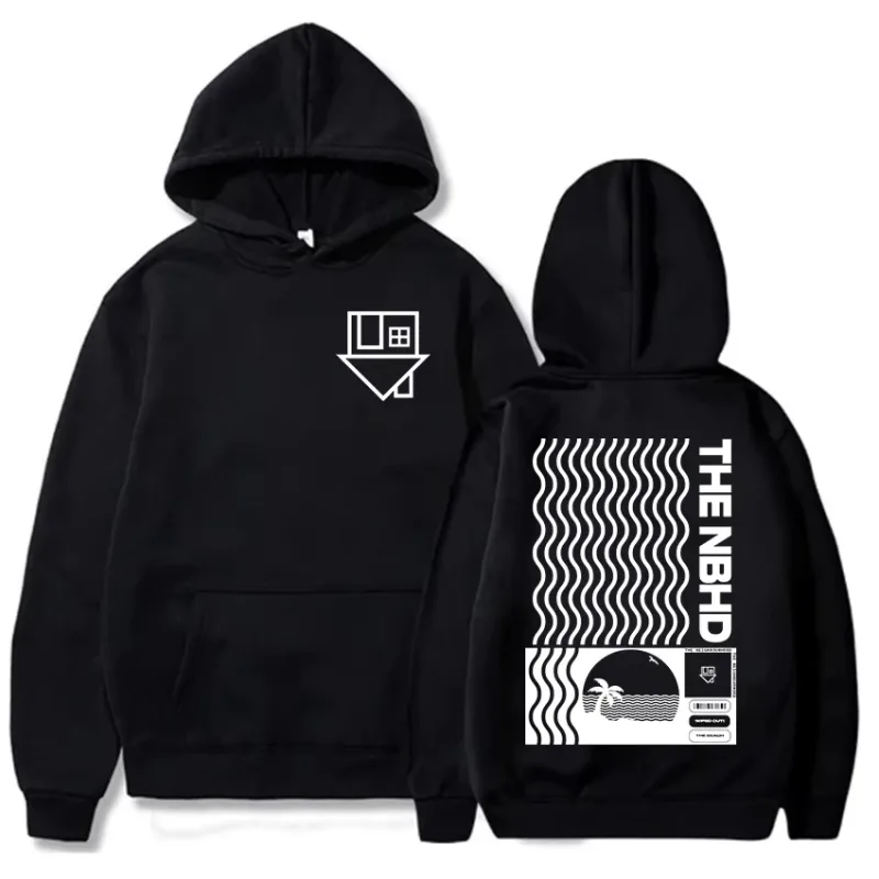 Album Wiped Out Printing Hoodies NBHD The Neighbourhood Band Sweatshirts LongSleeve Hooded Pullovers environmental protection — image 1