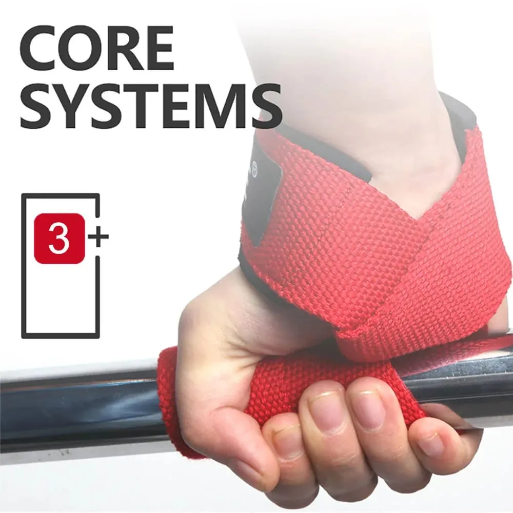 1 Pair Weightlifting Wrist Straps Strength Training Adjustable Non-slip Gym Fitness Lifting Strap Wrist Support Sports Grip Band — image 6