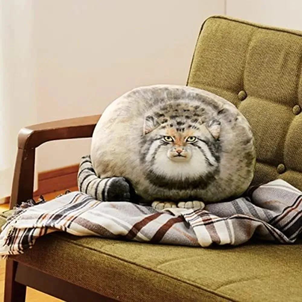 Cute Ultra Soft Animal Realistic Simulation Huggable Simulation Pillow Throw Cushion Bedroom Decoration