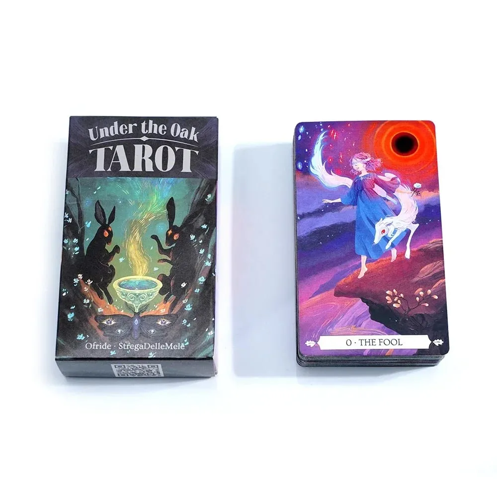 Under The Oak 78pcs Tarot Cards Tarot Deck Unique Divination Board Playing Game Combining Fact & Fiction for Insightful Readings — image 6