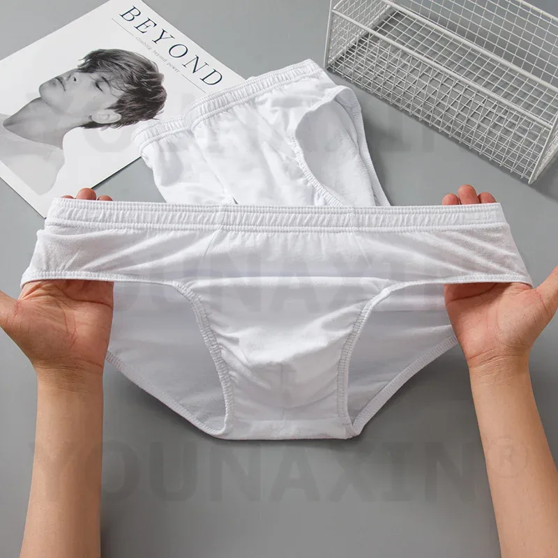 7 Pieces Overweight Men's Big And Tall White Briefs Cotton Plus Size Underwear Panties Undies L XL 2XL 3XL 4XL 5XL 6XL 7XL 8XL — image 3