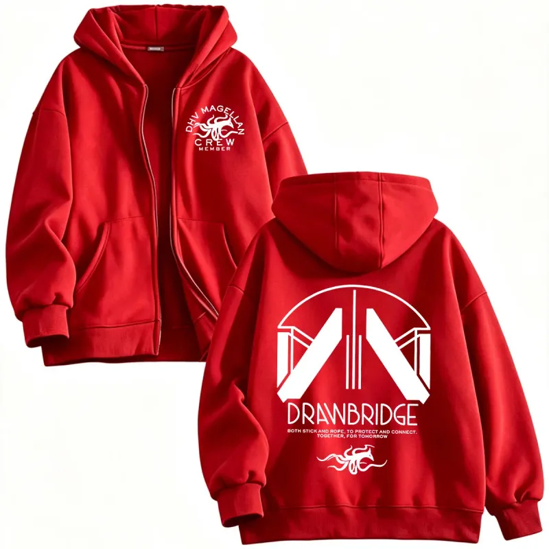 DHV MAGELLAN Crew Member Game DEATH STRANDING 2 on The Beach Zipper Hoodies Men Women Clothing Zip Up Hooded Sweatshirts Jackets — image 5