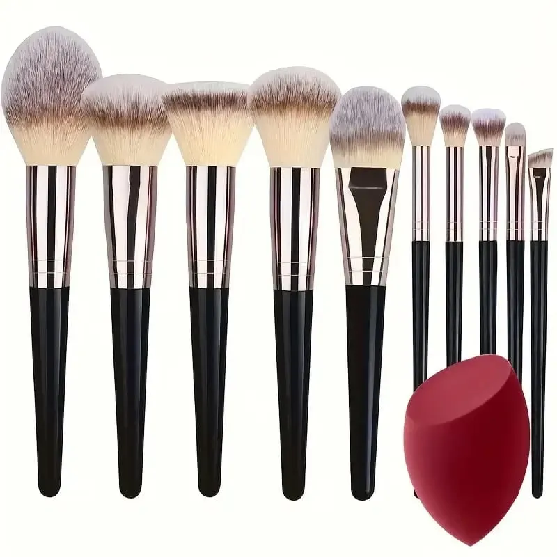 NEUE 3-20PCS Make-Up Pinsel Set Lidschatten Foundation Concealer Blending Rouge Pinsel Weichen, Flauschigen Frauen Schönheit werkzeug Weihnachten Geschenk — image 8
