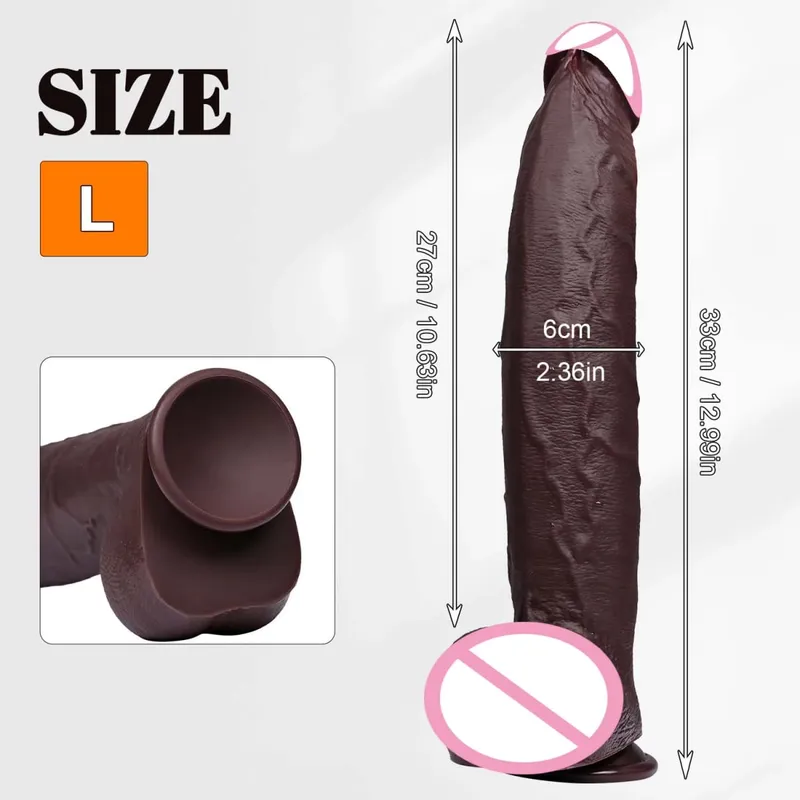 Superdimensionado realidade vibradores super longo butt plug silicone para lndividuals masturbadores para homens mulheres gay vibrador sextoys sex shop 18 + — image 8