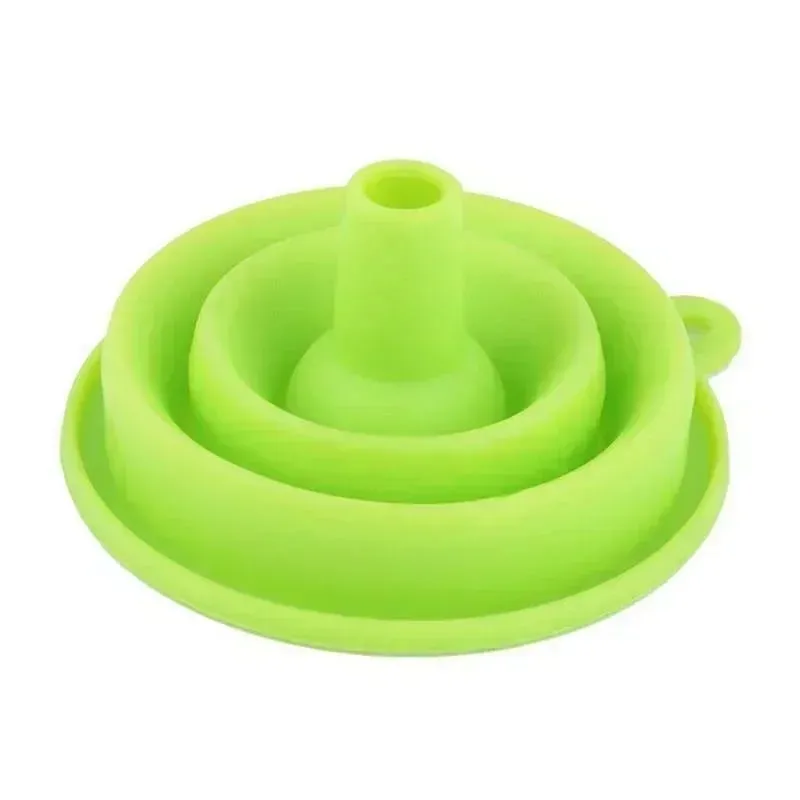 Kuchyňská pomůcka s mini silikonovým gelovým skládacím a skládacím násypkou — image 4