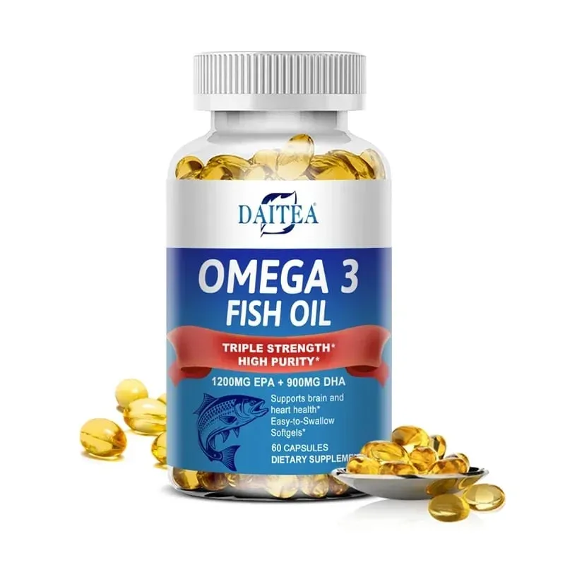 Óleo de peixe ômega 3 - para o sistema nervoso, antioxidantes para a saúde da pele e do cabelo - fácil de engolir — image 8
