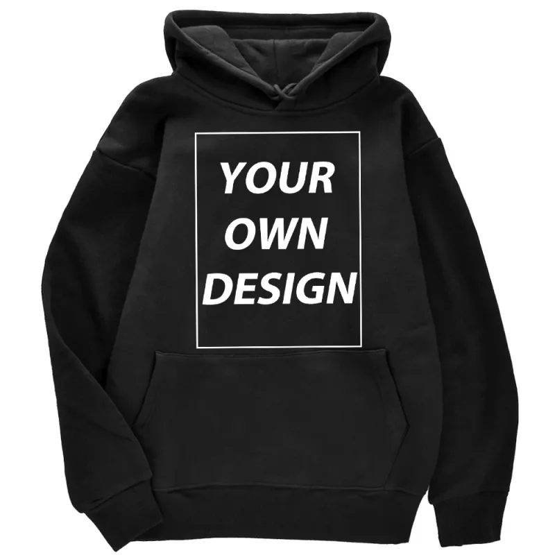 Personalizado diy impressão homem mulher outono inverno hoodies casual clássico pullovers simples confortável streetwear macio quente roupas esportivas