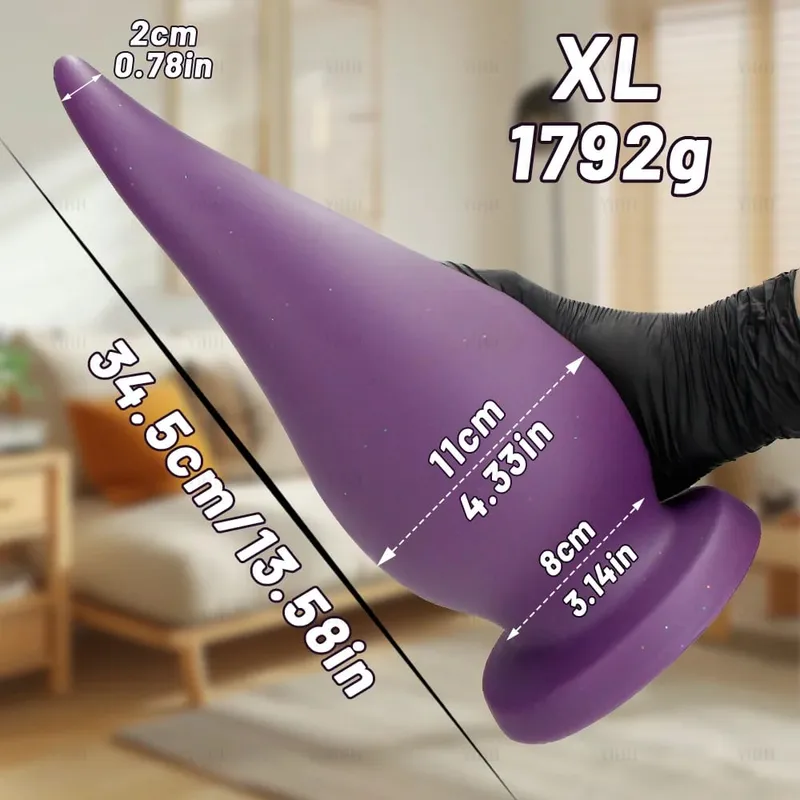 6/8/10/11cm Super Thick Anal Buttplug Extra Long Anal Plug Fisting Dildo Anal Penetration Sex Toy For Women Men Prostate Massage — image 8