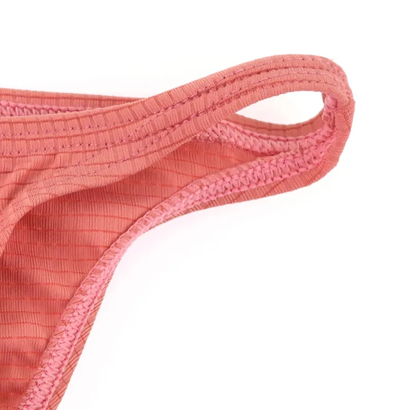 Herr Bikinitrosor Sexiga underkläder Gay Trosor Bekväm penispåse Slip Hombre Cuecas Herrkalsonger Nylon Mesh QuickDryHT116 — image 9
