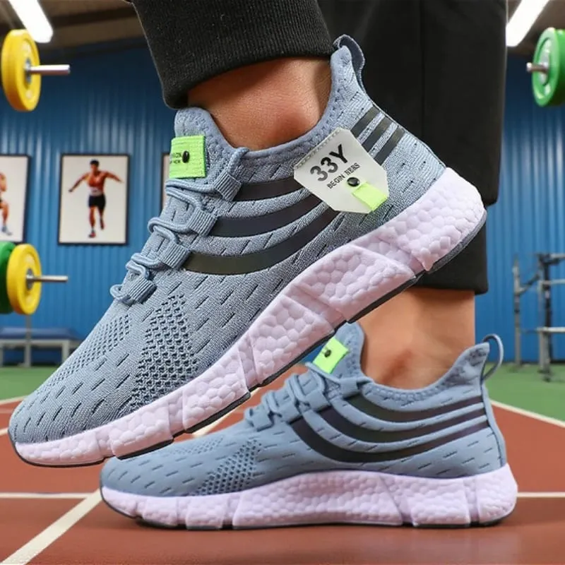 Men's Mesh Sneakers Lightweight Comfortable Soft Breathable Running Shoes Athletic Jogging Tenis Multi Colored Walking Shoes Men — image 8