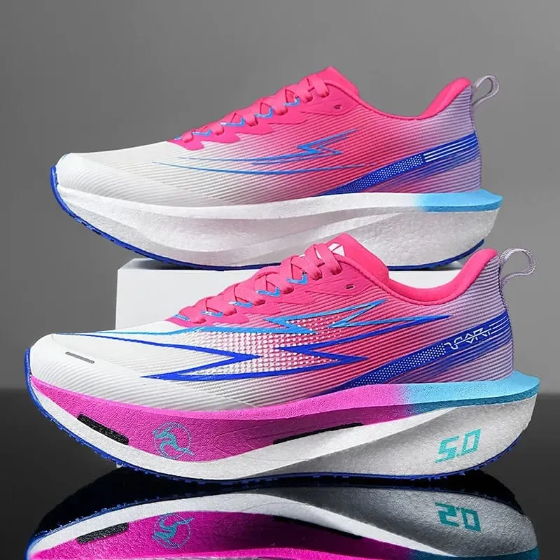 Carbon Plate Marathon Running Shoes Men Women Sports Sneakers Breathable Lightweight Shock Absorbing Non Slip Athletic Shoes — image 12