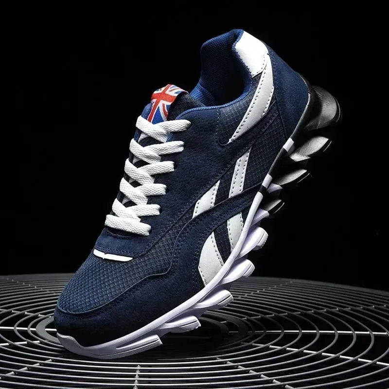 Brand Trend Size 36-48 Men's Wear-resistant Cushioning Thick-soled Fitness Sneakers Outdoor Breathable Running Shoes for Men — image 12