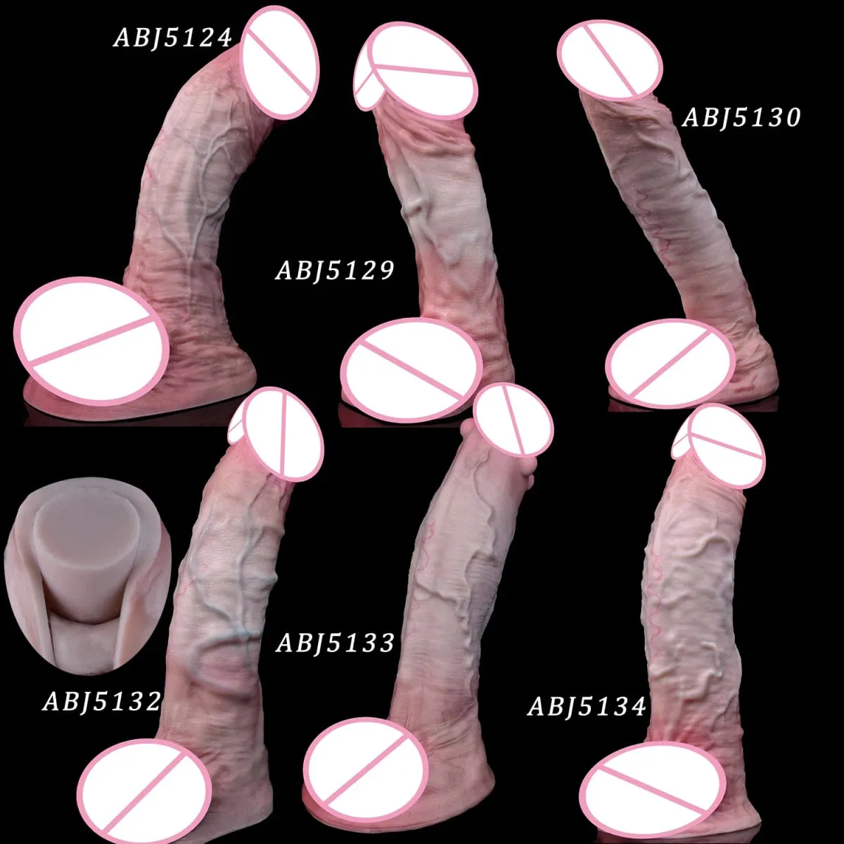 12 Styles Huge Dildo Soft Dual Density Butt Plug анальная пробка 18+ Male Female Anus Vagina Masturbation Sex Pleasure Toys — image 5
