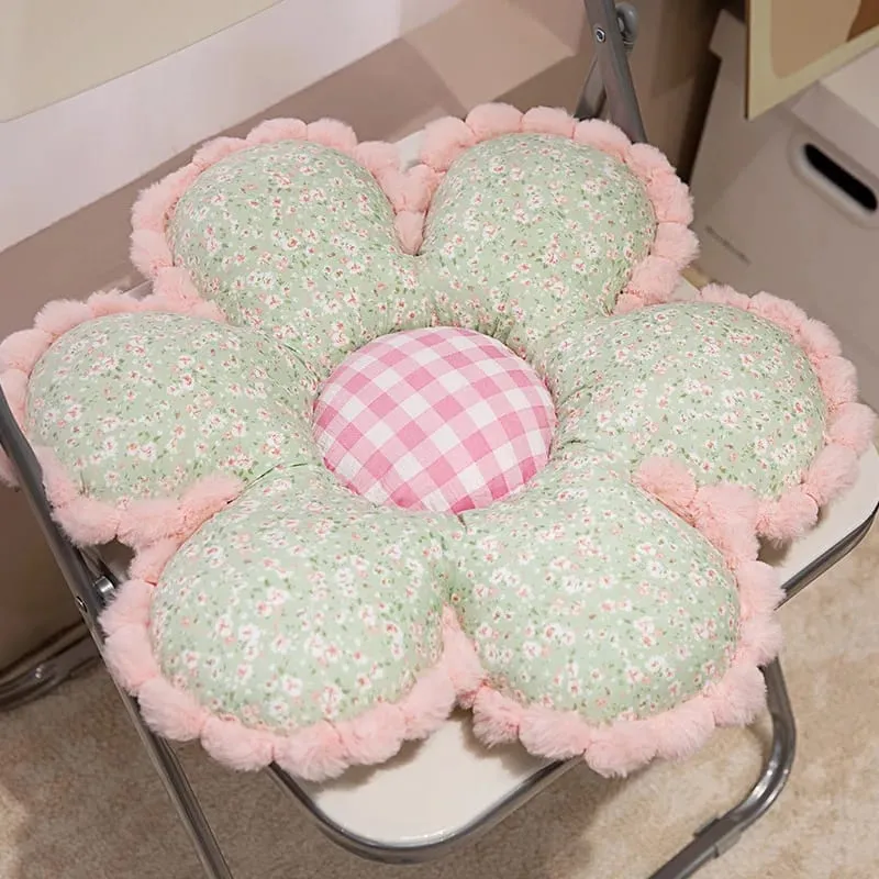 50cm Floral Cushion Girls Princess Favors Flowers Soft Stuffed Plush Chair Seat Mats Car Warm Cushion Sofa Pillow For Home Decor — image 9
