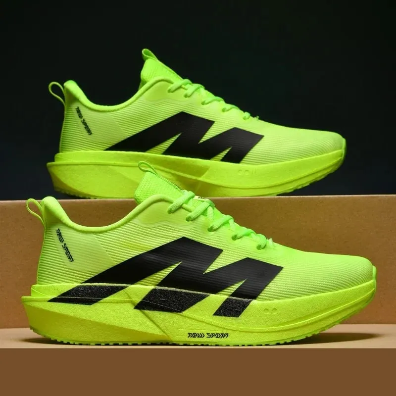 Men Marathon Running Shoes Carbon Board Speciality Sports Breathable Lightweight Women's Comfortable Athletic Sneakers Original — image 5
