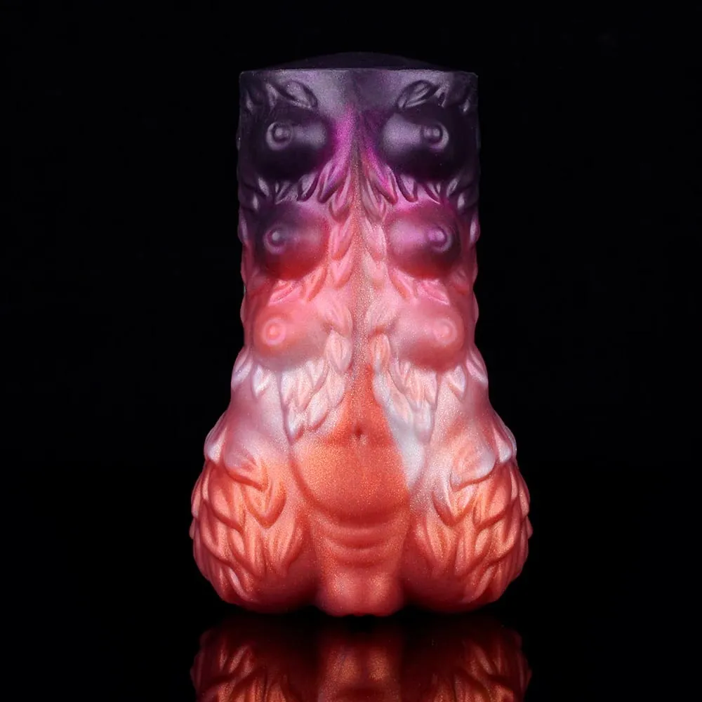 Dual Channel Monster Pussy Masturbator Soft Silicone Male Masturbation Cup Realistic Vagina Penis Training Sex Toys for Man — image 2