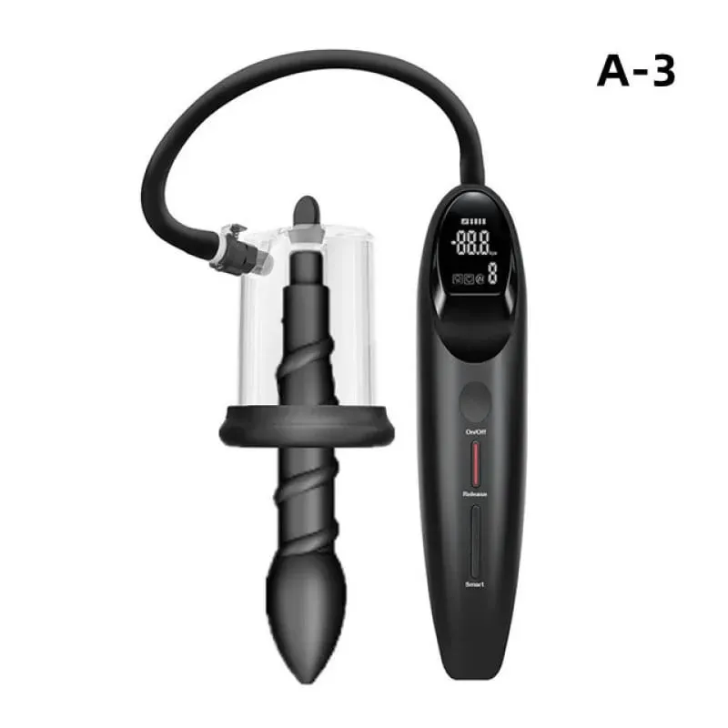 Smart Vacuum Pump Sucking Anal Plug Female Prostate Massage Stimulator Buttplug Male Masturbator Adult Sex Toys For Man Women — image 10