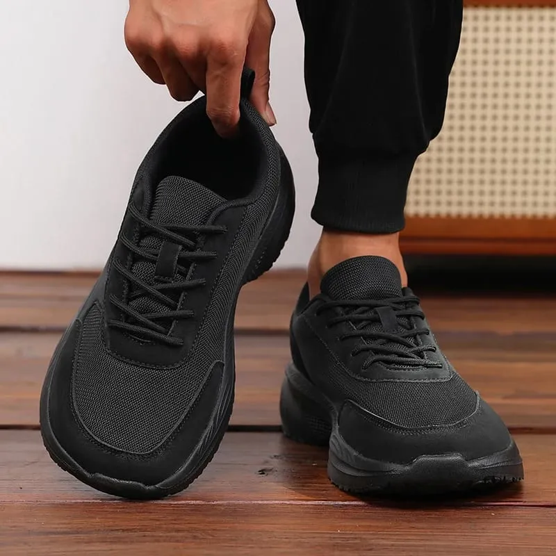 New Stylish Wide Width Men's Casual Sneakers Breathable Lightweight Non-Slip Shoe Outdoor High-Quality Leisure Thick-Soled Shoes — image 7