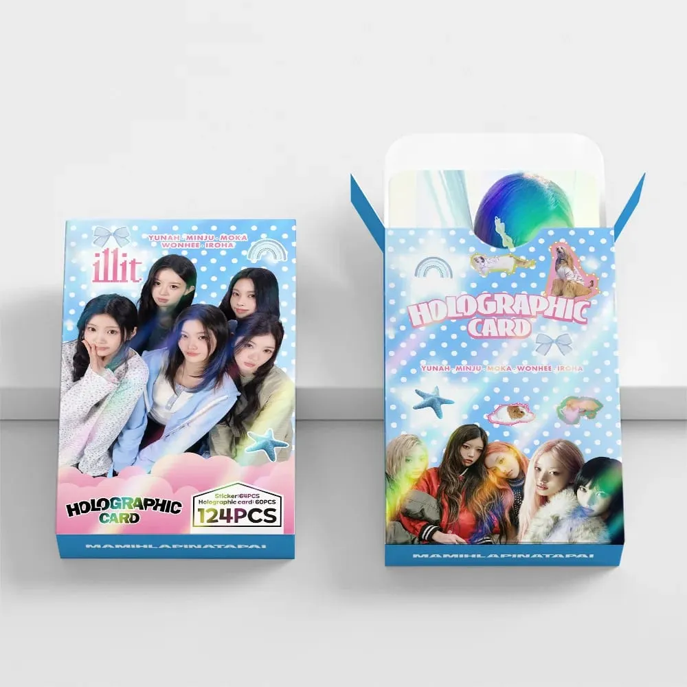 124 Laser Cards Girl Group New Album MAMIHLAPINATAPAI Flash Cards Star Stickers LOMO Greeting Cards Support Gift — image 1
