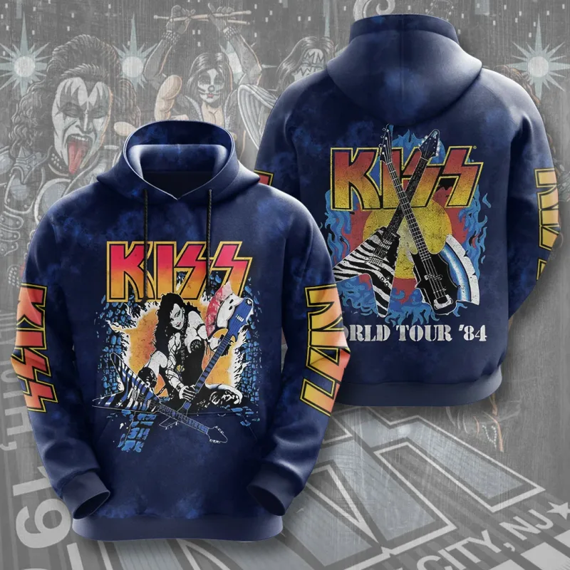 2026 Hot Rock Kiss Hoodies 3D Printed Men Women Funny Long Sleeve Sweatshirt Shirt Street Man Hoodies Tops Y2k Hoodies — image 5