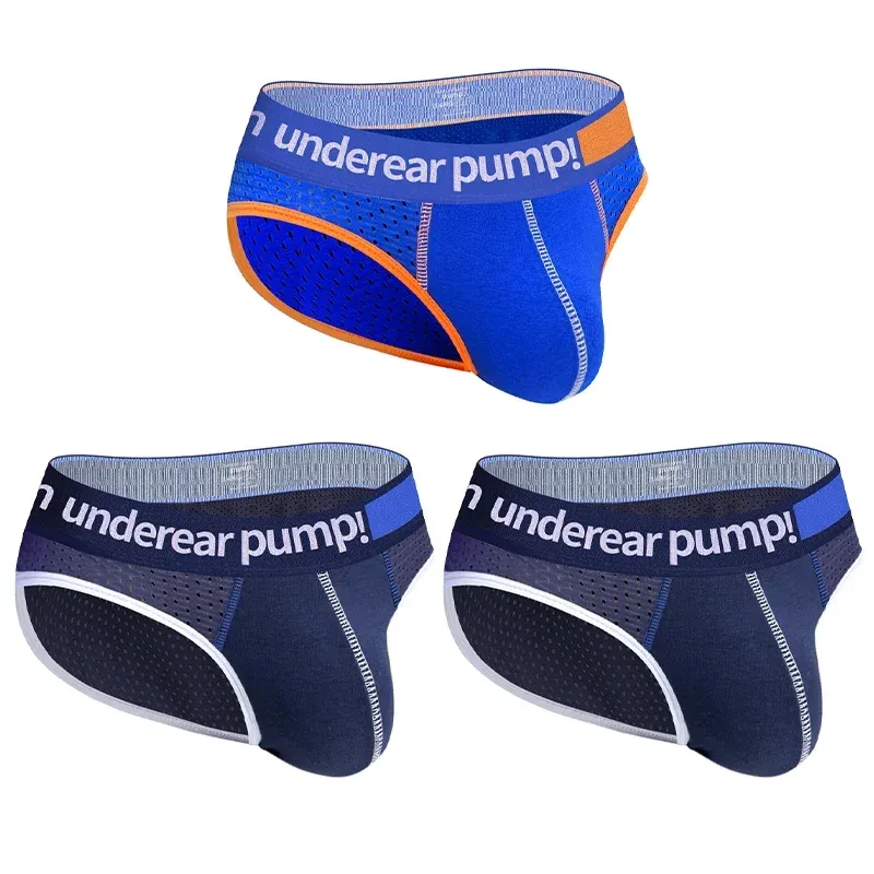 Cueca masculina de malha emagrecedora, cintura baixa, bolsa convexa em u, cintura elástica, respirável, cueca jockstrap colorida — image 31