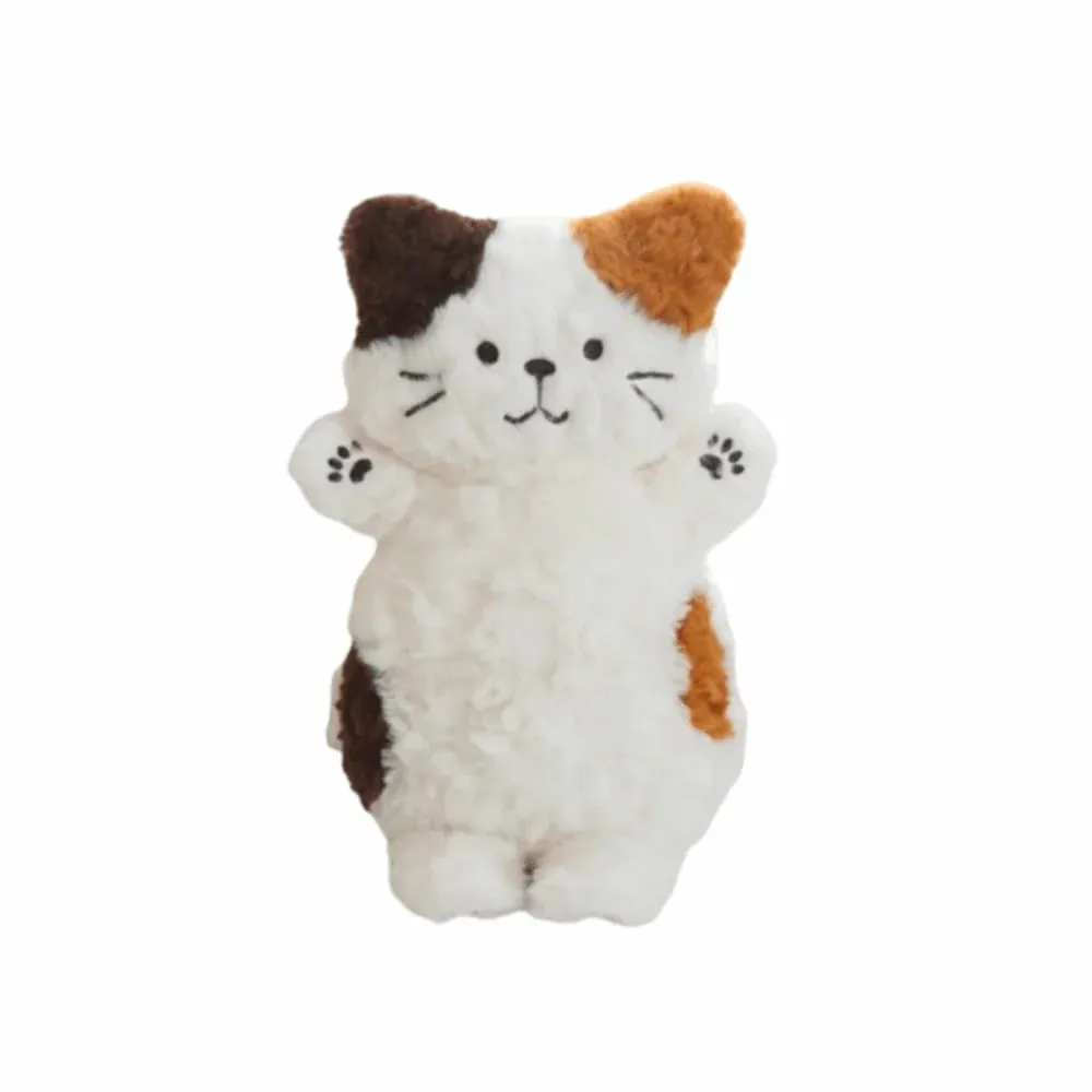 Cute Big Eyes Cat Plush Toy Soft Lifelike Kitten Simulation Black Cat Plush Doll 22cm Lovely Brown Cat Plush Doll Birthday Gift — image 2