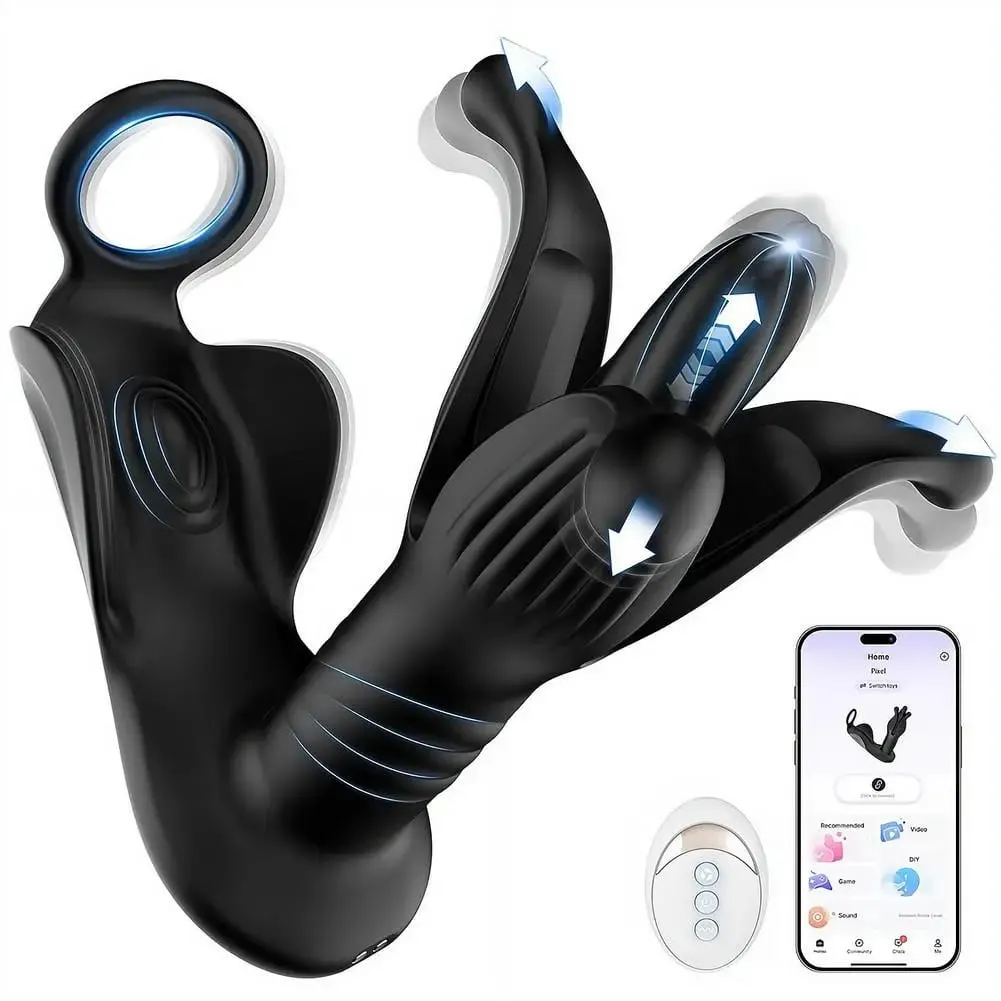 Wireless APP Bluetooth Anal Plug Vibrator for Men Butt Plug G Spot Vibrator Prostate Massager 18+ Adult Sex Toys for Male Gay — image 1