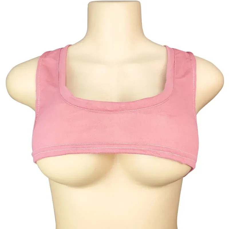 Y2k European and American Low Round Neck Ultra Short Sleeveless Vest T-shirt Sexy Chest Hugging and Navel Exposed Vest — image 14