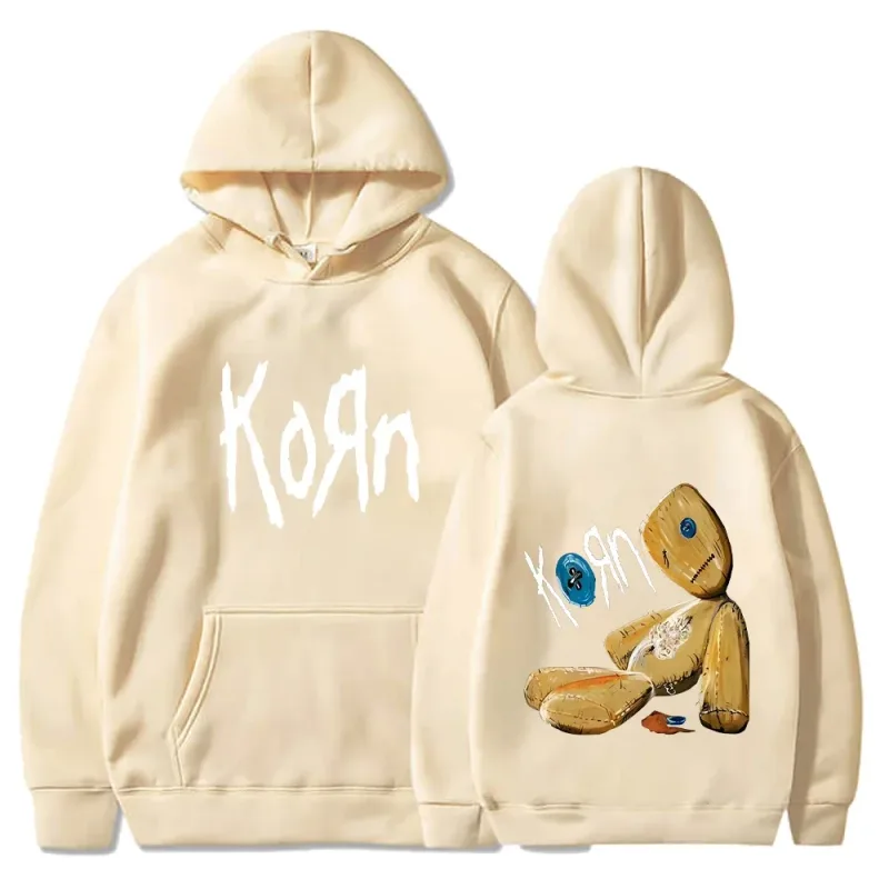 Korn Rock Band Hoodies Vår Höst Pullover Herrmode Tryckt Huvtröja Lös Casual Daily Streetwear Tröja Toppar — image 6