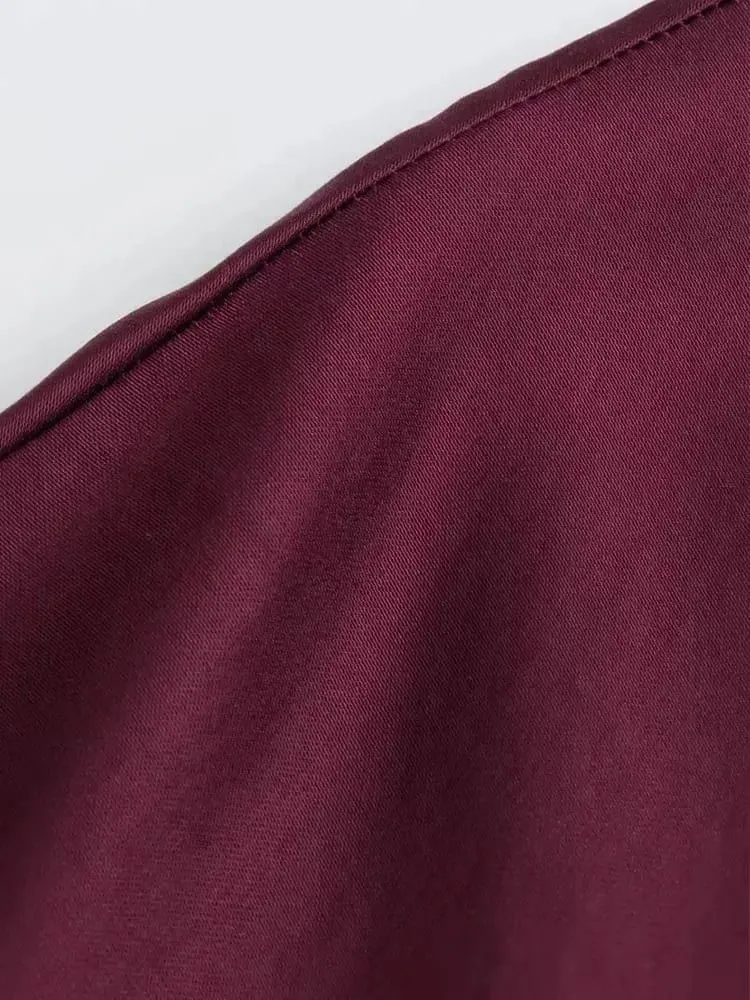 Midi Satin Dress Pambabae Long Dresses Para sa Babae Chic At Elegant Evening Dresses Pambabaeng Party Dress — image 6