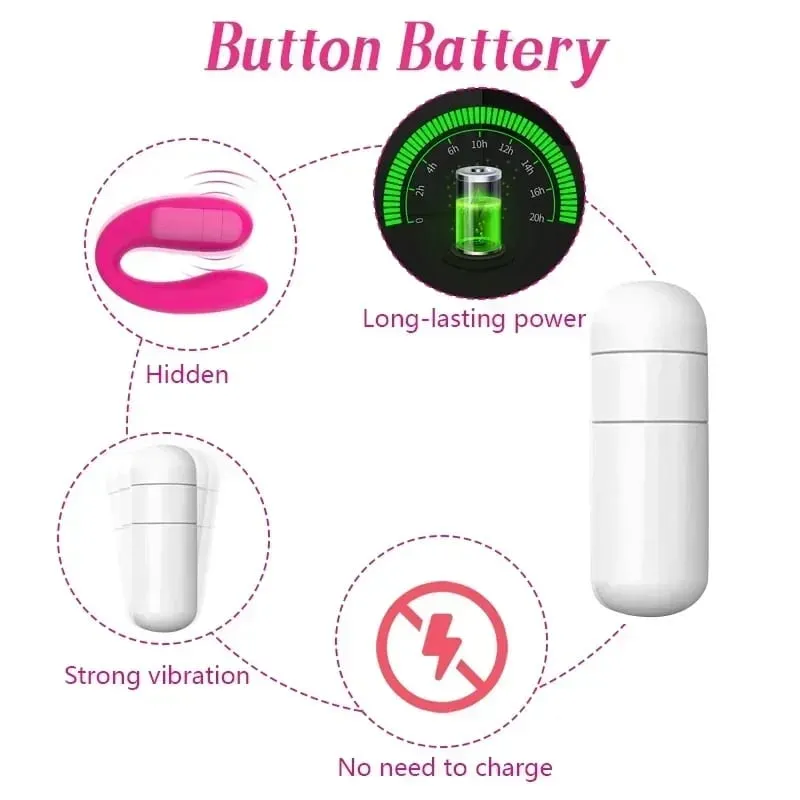 U-Form Klitorisstimulator Tragbarer weiblicher Vaginalvibrator G-Punkt-Massagegerät Kleiner leistungsstarker Kugelvibrator Tragbares Sexspielzeug — image 3