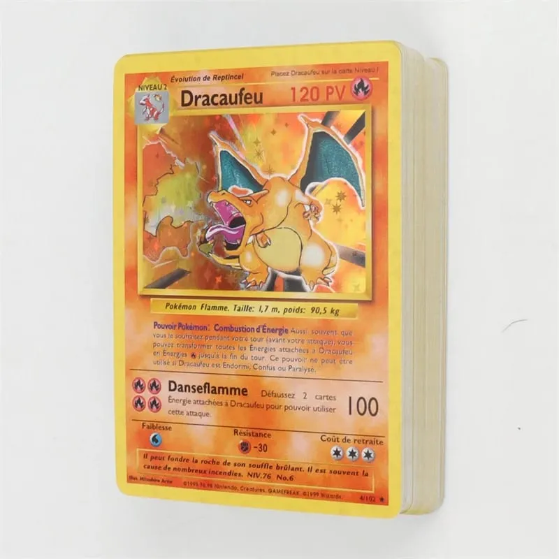 French Version 1996 Year 1st Edition Pokémon card Charizard Pikachu Mewtwo Blastoise Collecting card toys 151Pcs boxed — image 4