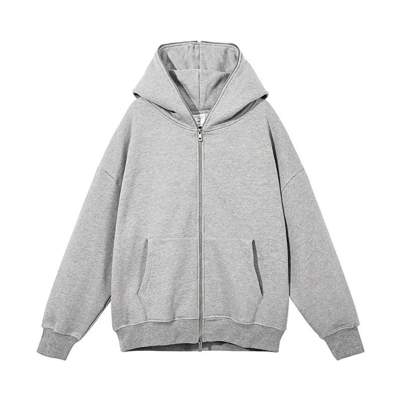 Huvjackor med dragkedja för män och damer med dragkedja huvtröjor fritidskoftor streetwear hip-hop PVDY2K kläder vårmode — image 6
