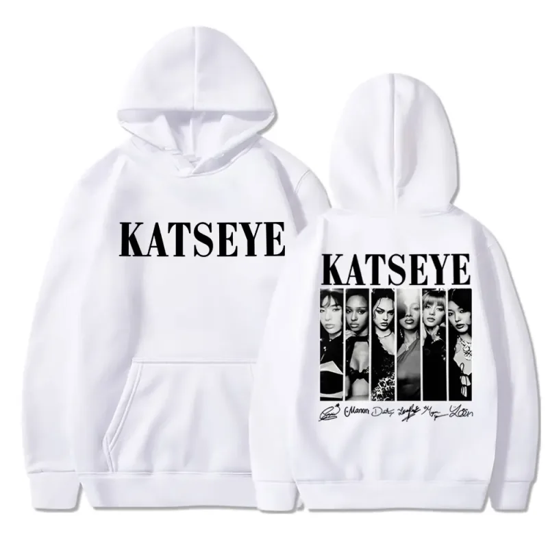Limted Kpop Katseye Print Hoodies Vintage Trendy Men Women Y2k Hoody Sweatshirt Fleece Oversized Tracksuit Streetwear Fans Gifts — image 14