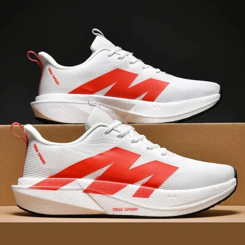Men Marathon Running Shoes Carbon Board Speciality Sports Breathable Lightweight Women's Comfortable Athletic Sneakers Original — image 3