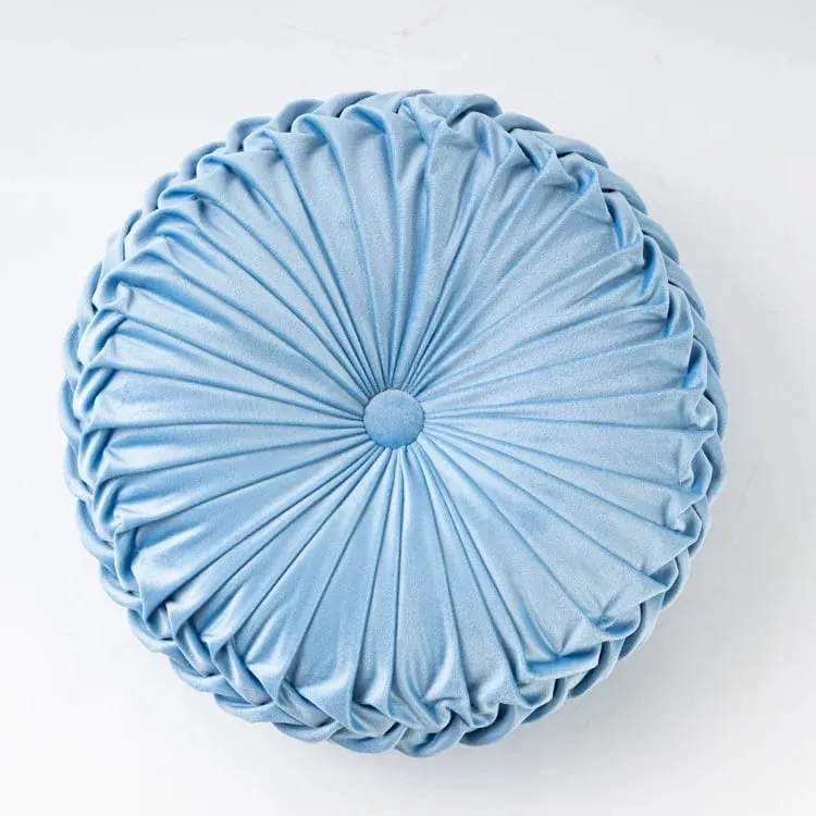 Plush Pumpkin Cushion Handmade Lumbar Support Pillow for Sofa Bed Office Nordic Decor