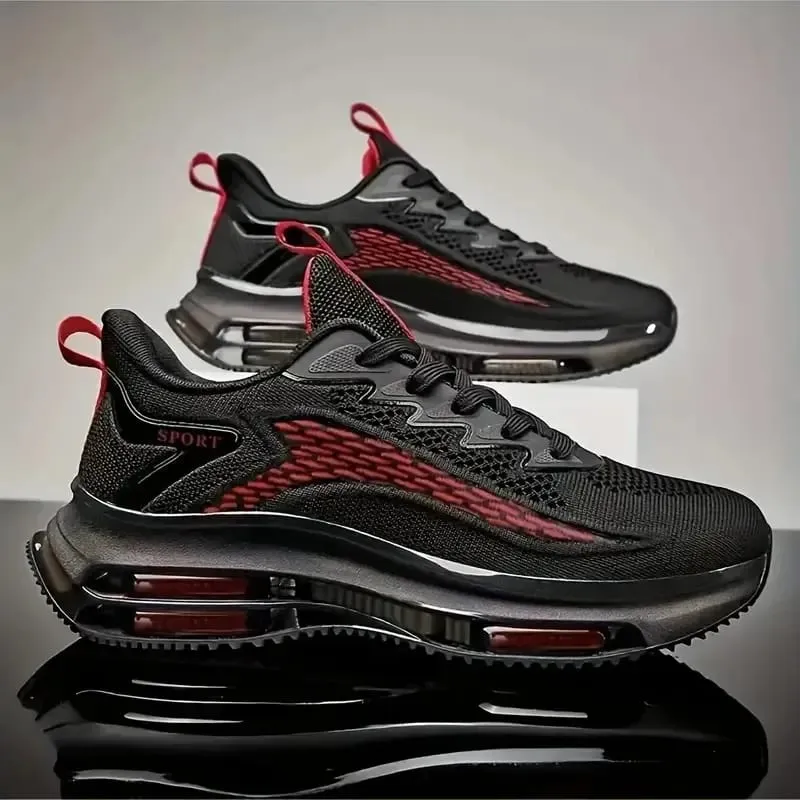 High Quality Sneakers Male Trend Red Platform Basketball Shoes Men Casual White Sport Walking Sneakers Men's Trainer 2025 — image 8