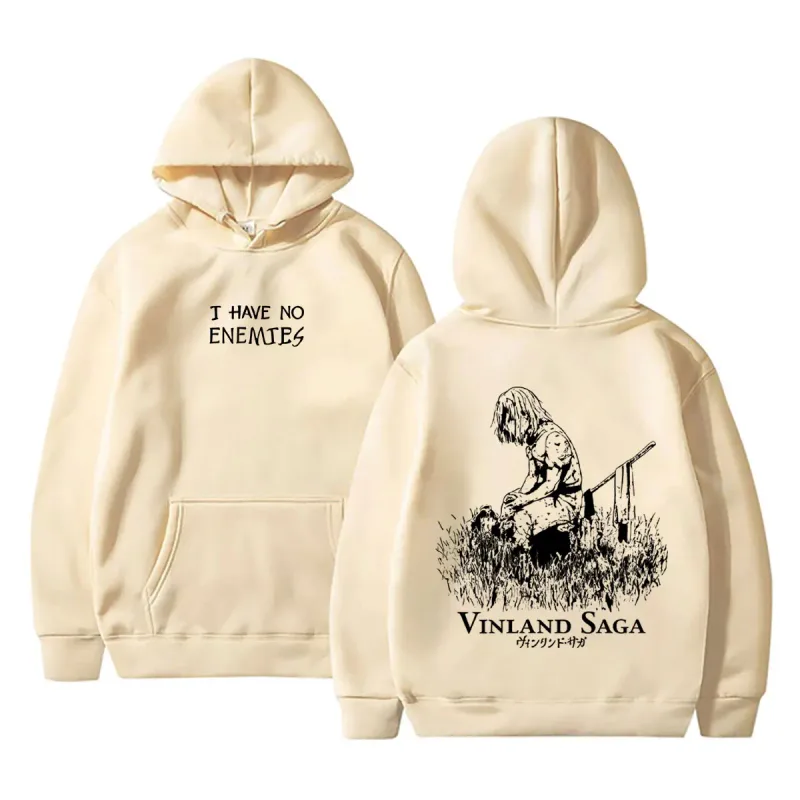 Anime Vinland Saga Thorfinn I Have No Enemies Graphic Hoodie Men's Women Manga Casual Oversized Hoodies Male Vintage Streetwear — image 8