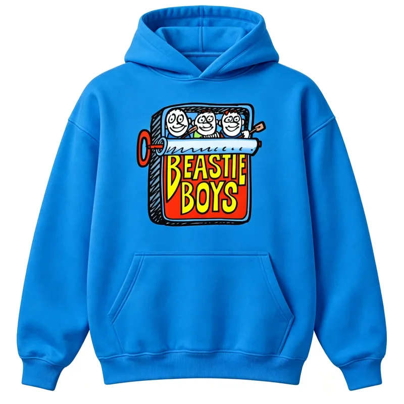 Beastie Boys Hip Hop Musik Vintage Design Luvtröja herr Höst Vinter Casual Damtröja med luva Unisex bomullsrock Topp — image 4
