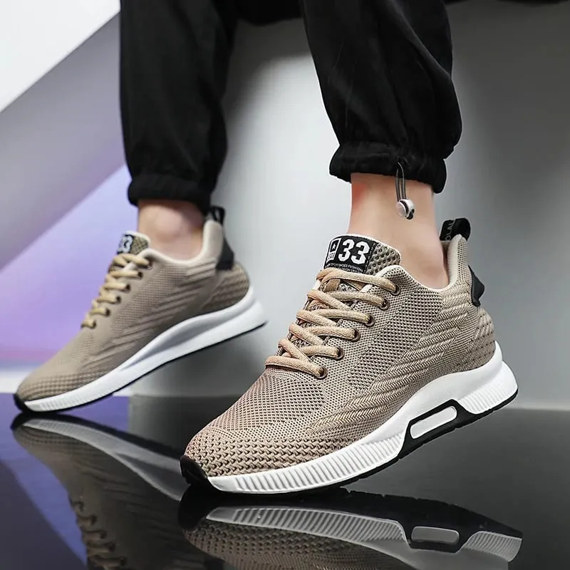 Sneakers Men Height Increase Insoles 6cm Elevator Shoes Chunky Taller Heel Lift Plus Size 37-46 — image 4