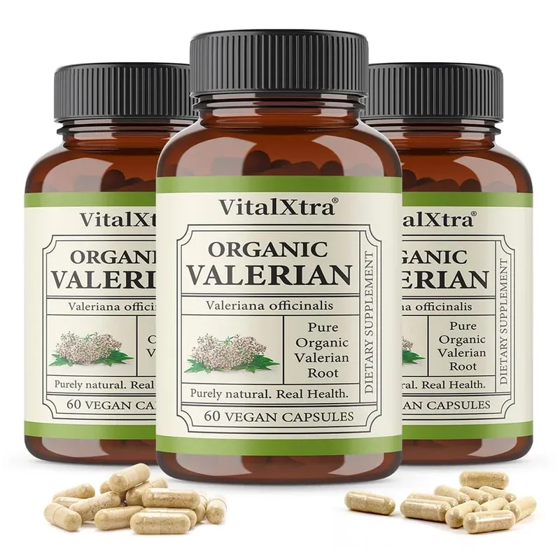 Premium Valerian Root Capsules 450mg Natural Sleep & Relaxation Support Relieves Stress Vegan Non-GMO for Men & Women — image 11