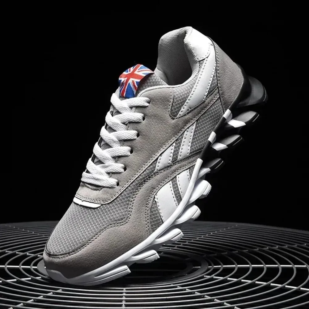 Brand Trend Size 36-48 Men's Wear-resistant Cushioning Thick-soled Fitness Sneakers Outdoor Breathable Running Shoes for Men — image 6