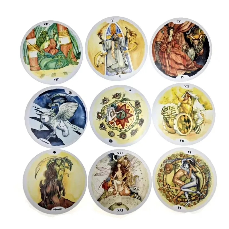 New Style Circle Of Life Tarot Cards PDF Guidance Deck Divination Entertainment Party Board Game Supports Wholesals 78PCS — image 3