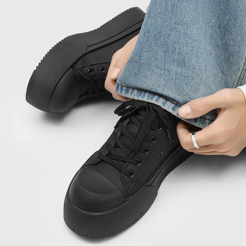 2025 Men Height Increasing High Top Platform Sneakers 8 Cm Elevator Wear-Resistant Korean Street Shoes Zapatillas Deporte — image 6