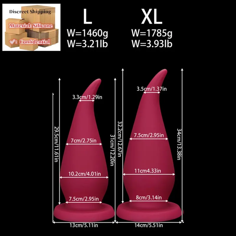 Silicone Large Anal Plug Big Butt Plug Dildo Anal Dilator Ass plug Masturbator Adult Sex Toys 18 For Men Women Gay Sex Shop 성인용품 — image 15
