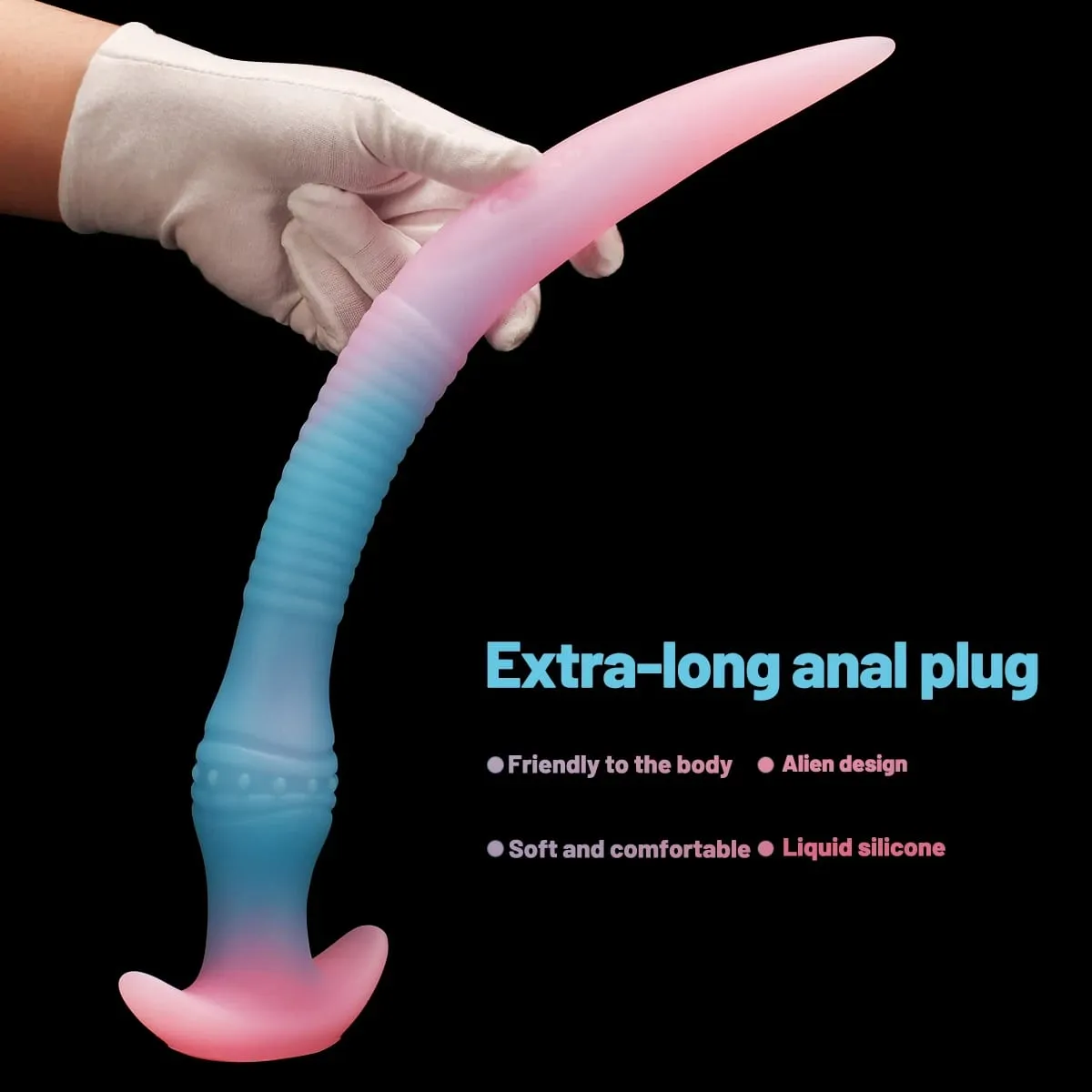 Soft Liquid Silicone Long Tentacles Anal Plugs Suitable for All Players As an Adult Sex Toy Vaginal and Anal Stimulating Device — image 4