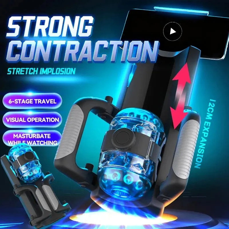 2026Thrusting High Speed Male Masturbator Machine Automatic Telescopic Vagina Masturbation Cup Sex Toy for Men — image 3